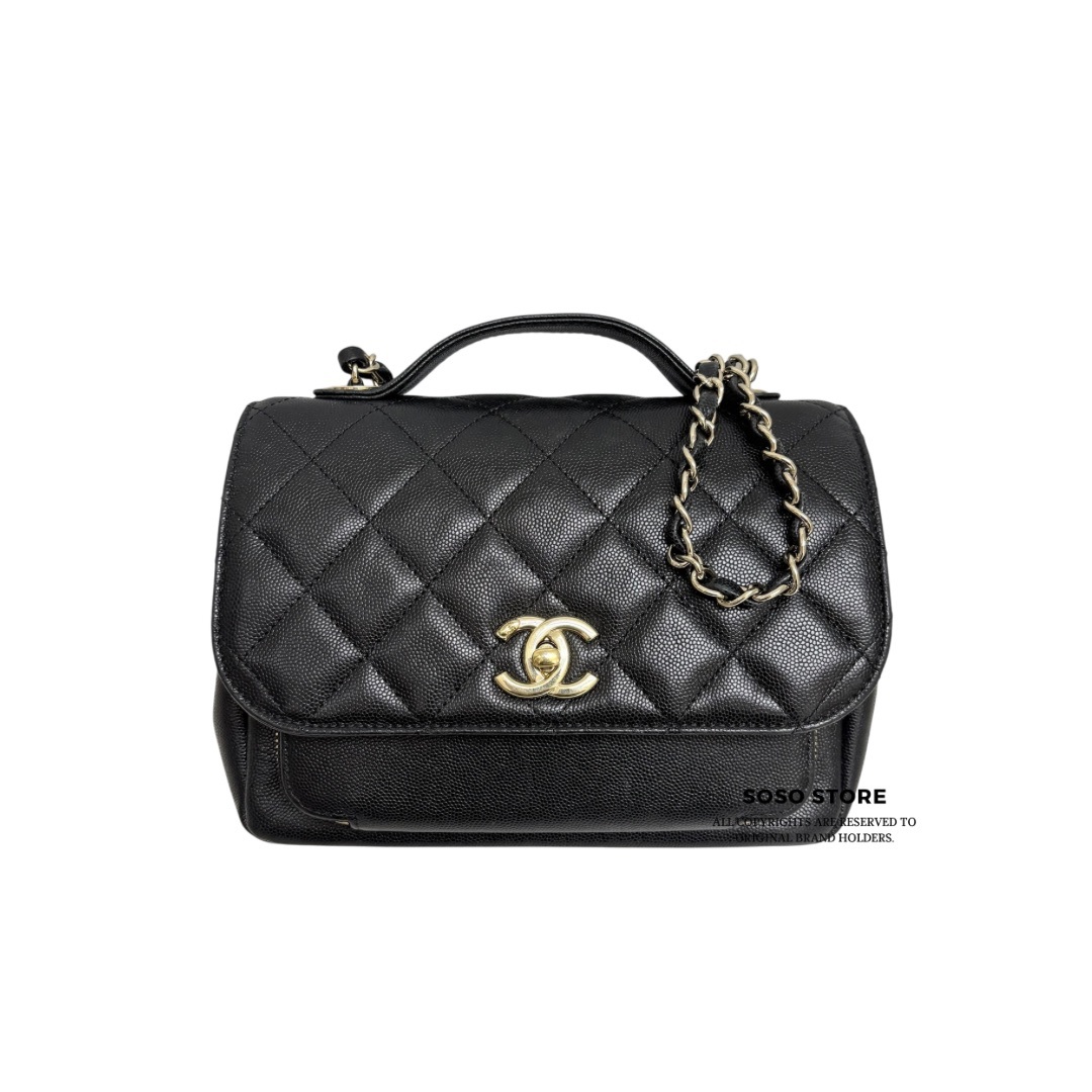 Chanel Business Affinity Bag - Black / Ghw
