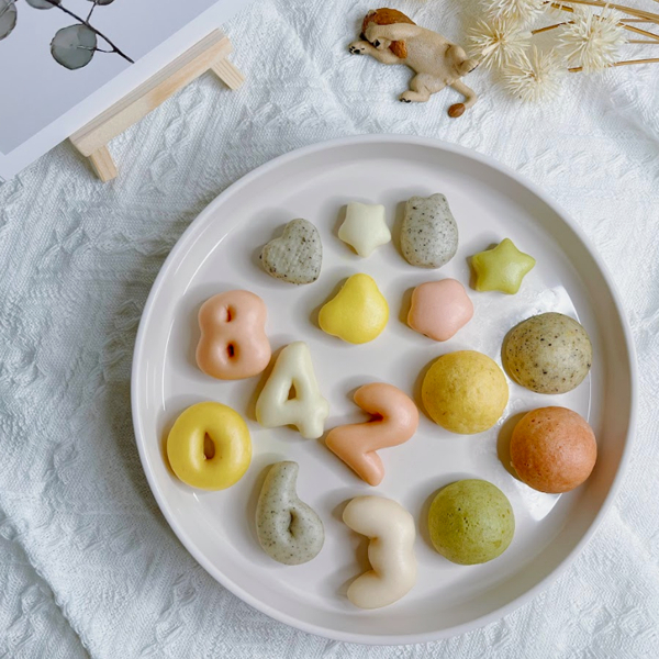 【樂森藥局】(冷凍1500免運中)童心好食館 彩色數字饅頭(無糖無鹽無調味)(10M+)