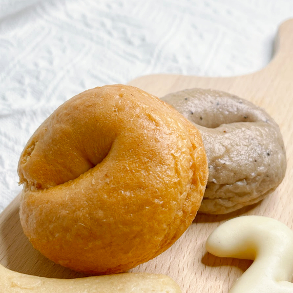 【樂森藥局】(冷凍1500免運中)童心好食館 微糖迷你貝果(微調味）(1Y+) 6入