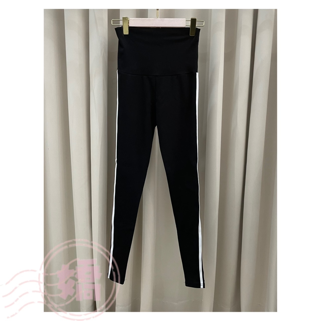 K13002兩條線直筒內搭褲(黑'深灰'淺灰)