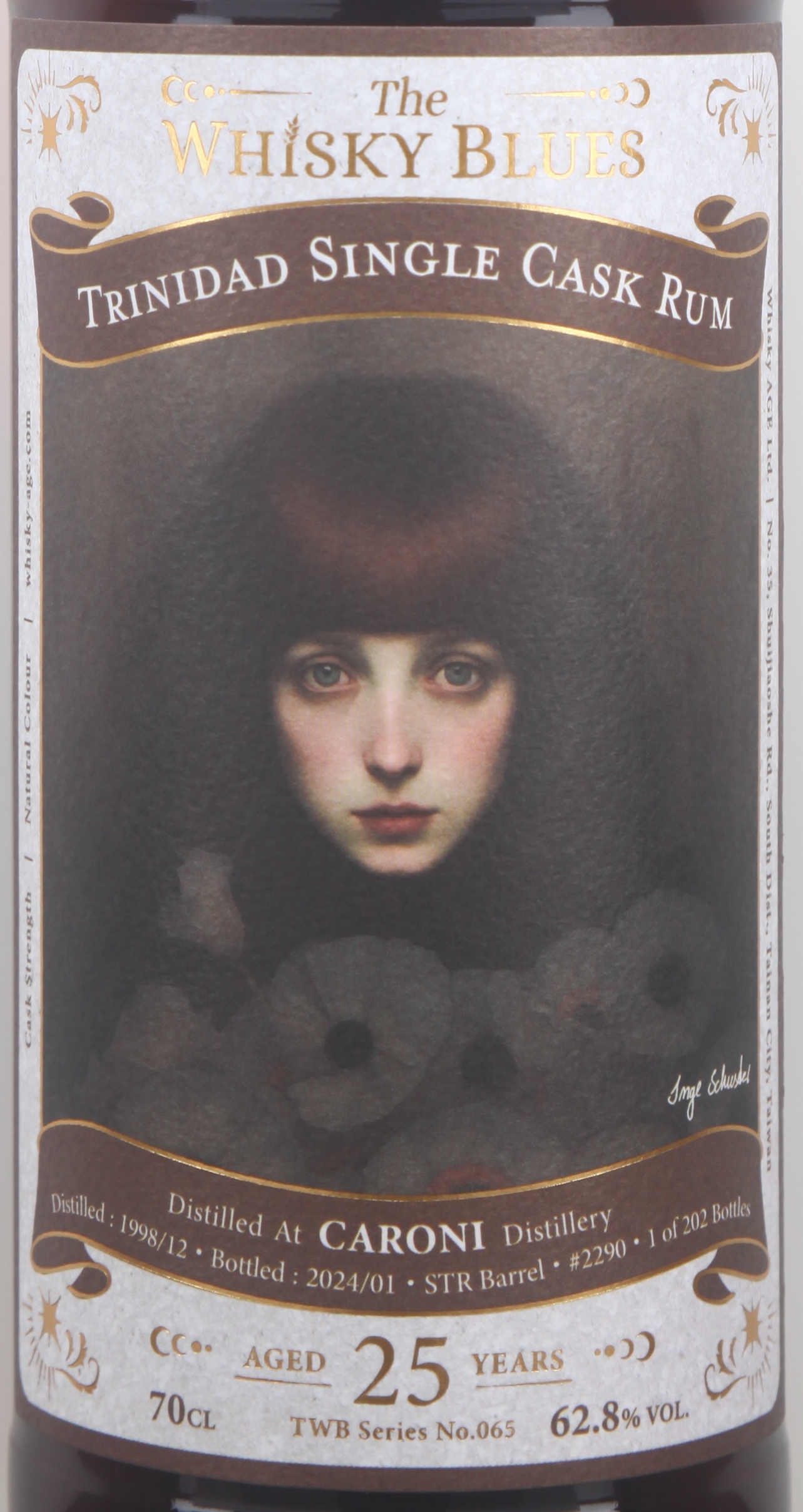 Caroni 1998/2024 25YO STR Barrel #2290 62.8% The Whisky Blues