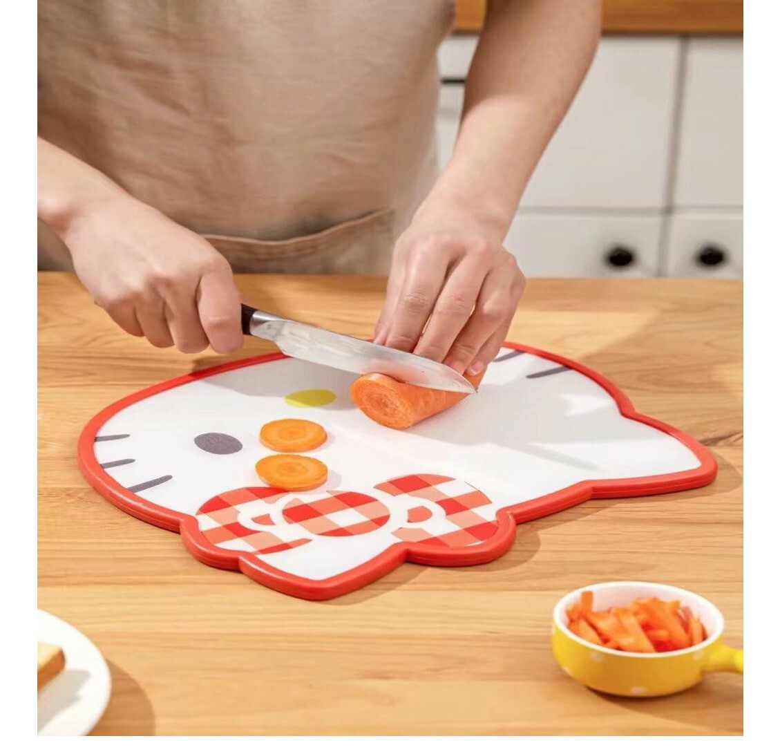 Hello Kitty Sanrio|  公仔造型切菜砧板 | 菜板