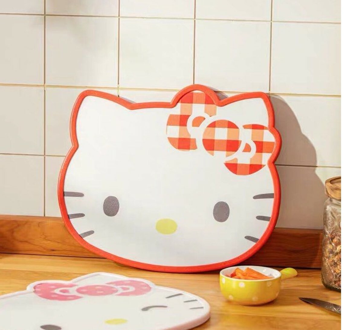 Hello Kitty Sanrio|  公仔造型切菜砧板 | 菜板