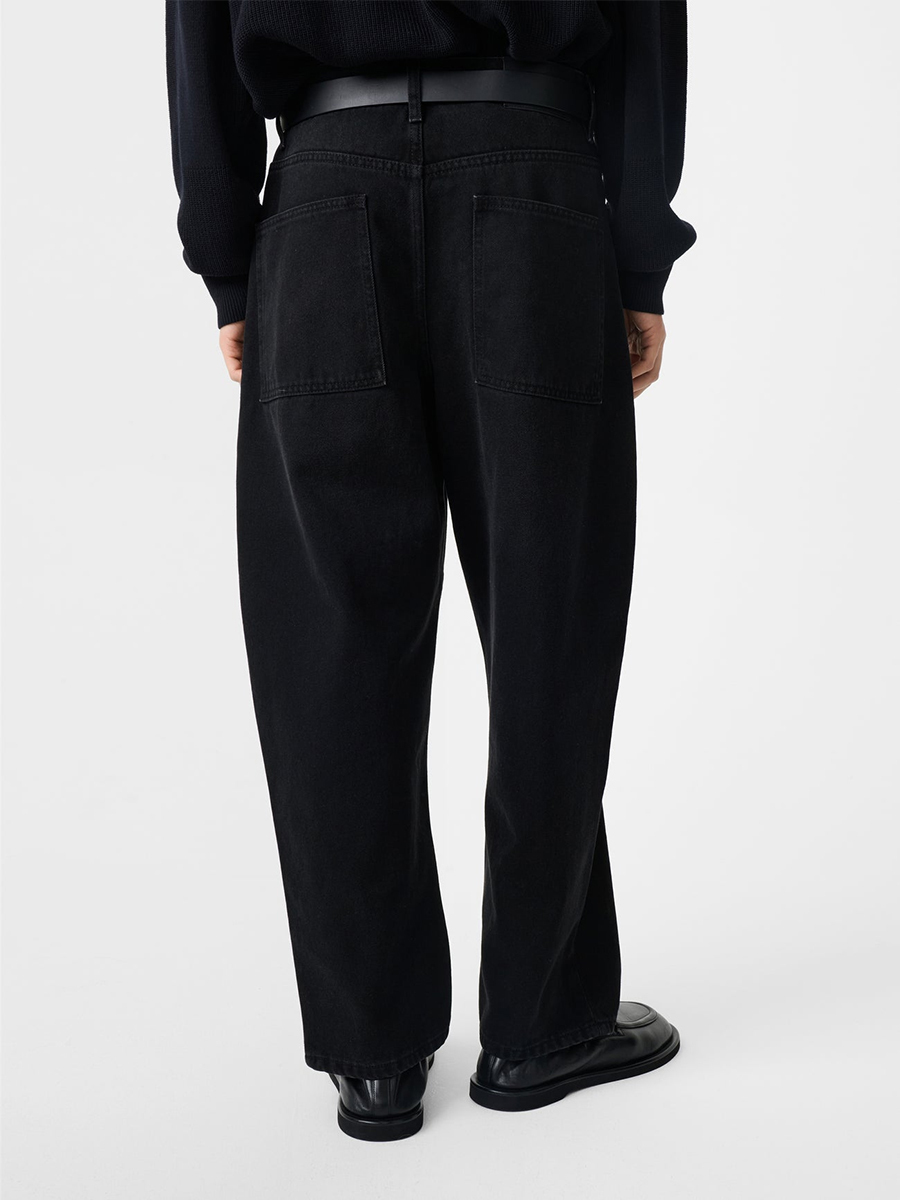 Studio Nicholson Land Denim Pant – Washed Black