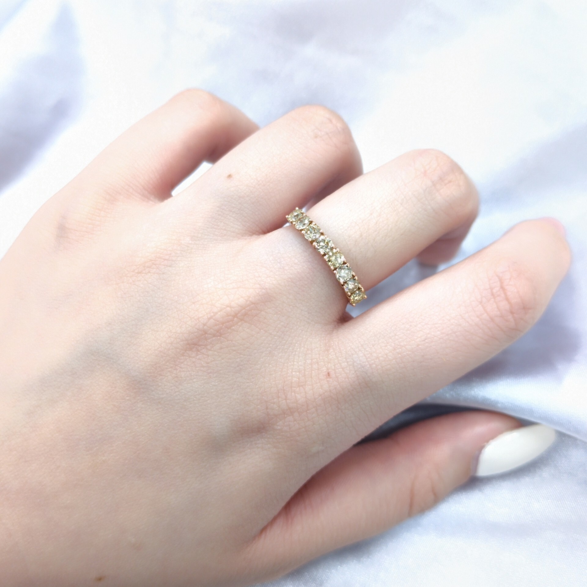 18K Rose Gold 0.81ct Diamond Ring