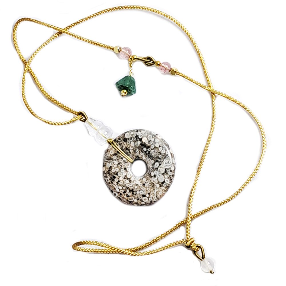 龍宮舍利{平安扣}中國結項鍊【十方】151684