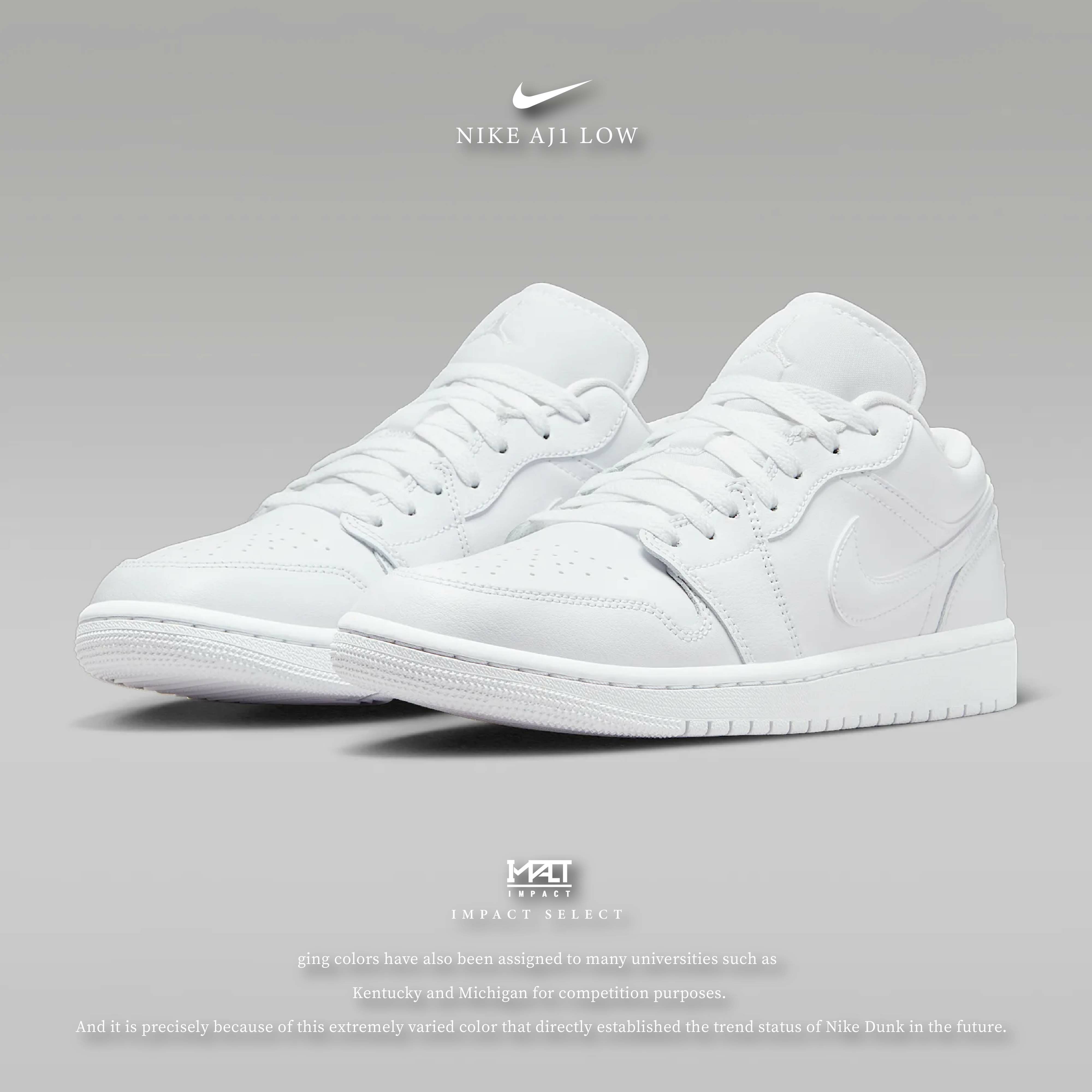 Nike Air Jordan 1 Low AJ1 小白鞋 全白 男女款 休閒鞋 DV0990-111/553558-136