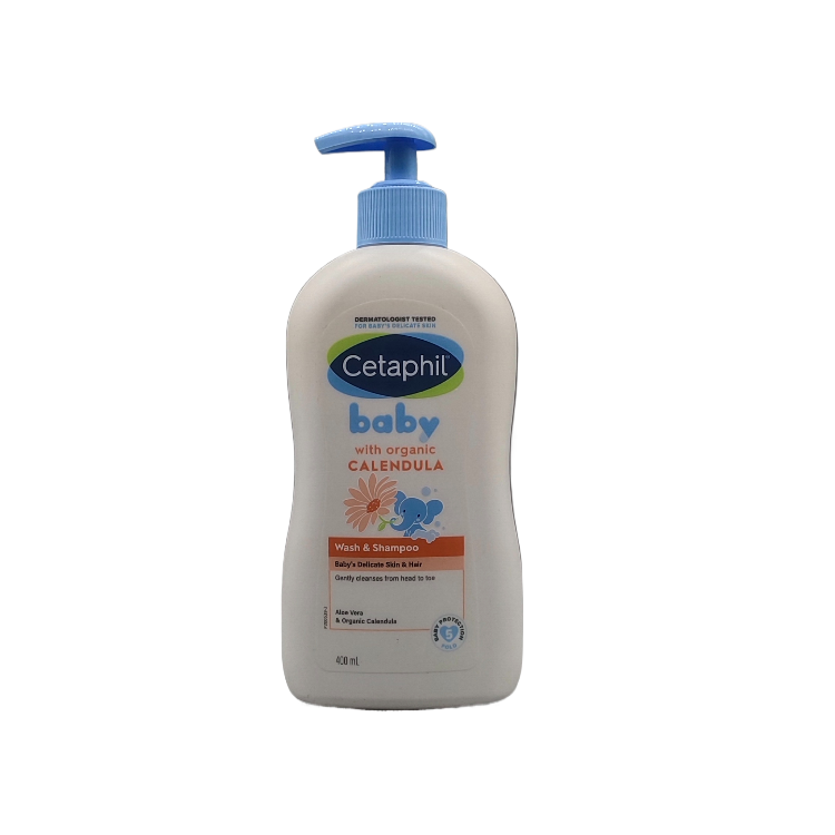 Cetaphil 舒特膚 baby 有機金盞花沐浴洗頭水 400ml