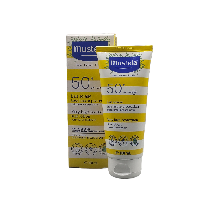 Mustela Very High Protection Sun Lotion Baby-Children-Family SPF50+ 100ml
