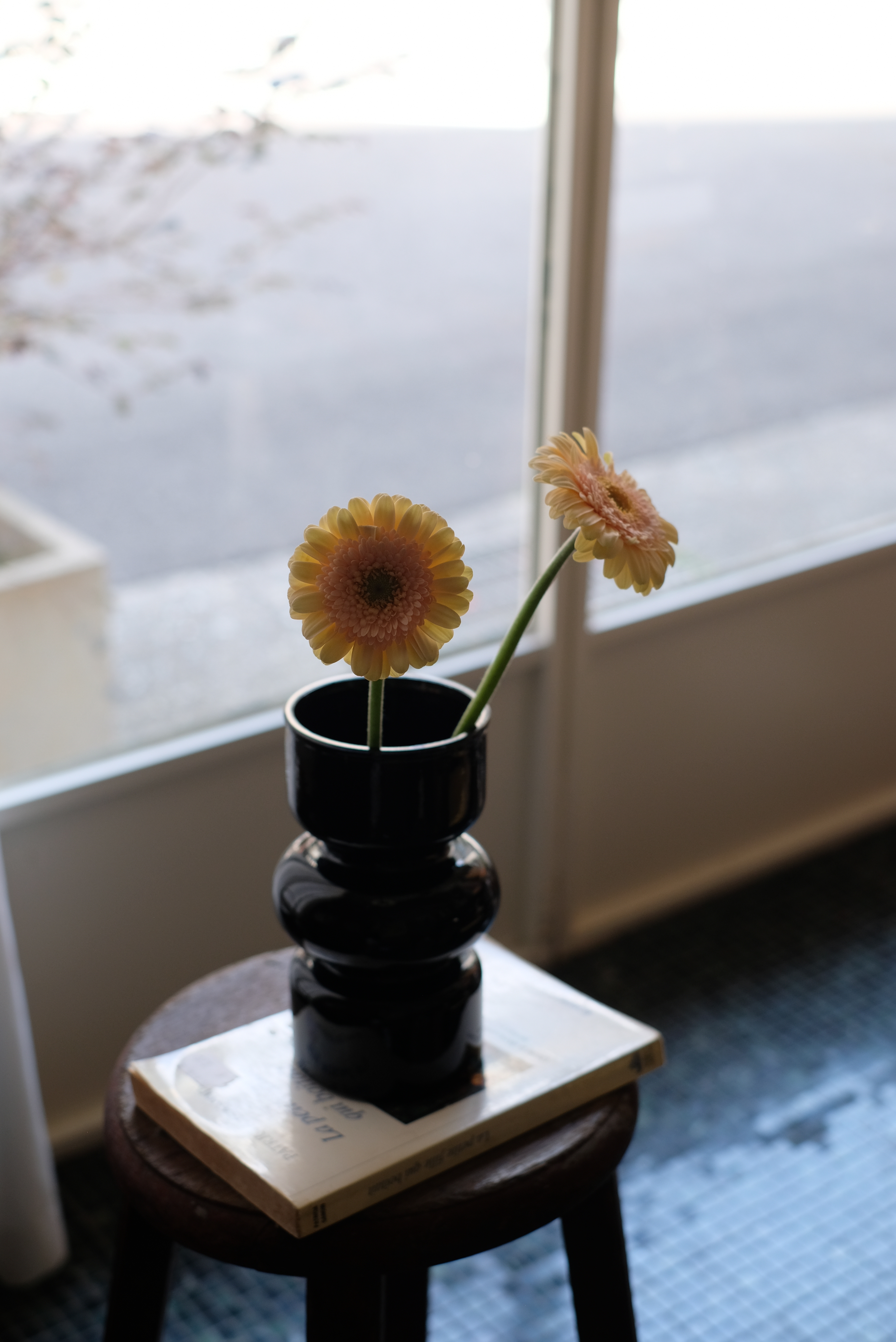 復古玉色花器－時髦黑