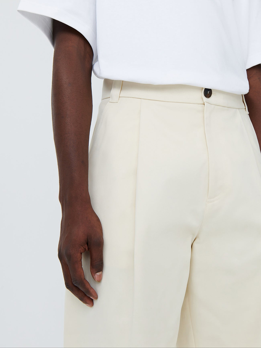 Studio Nicholson Sorte Pant Cream Studio Nicholson Sorte Pant Cream