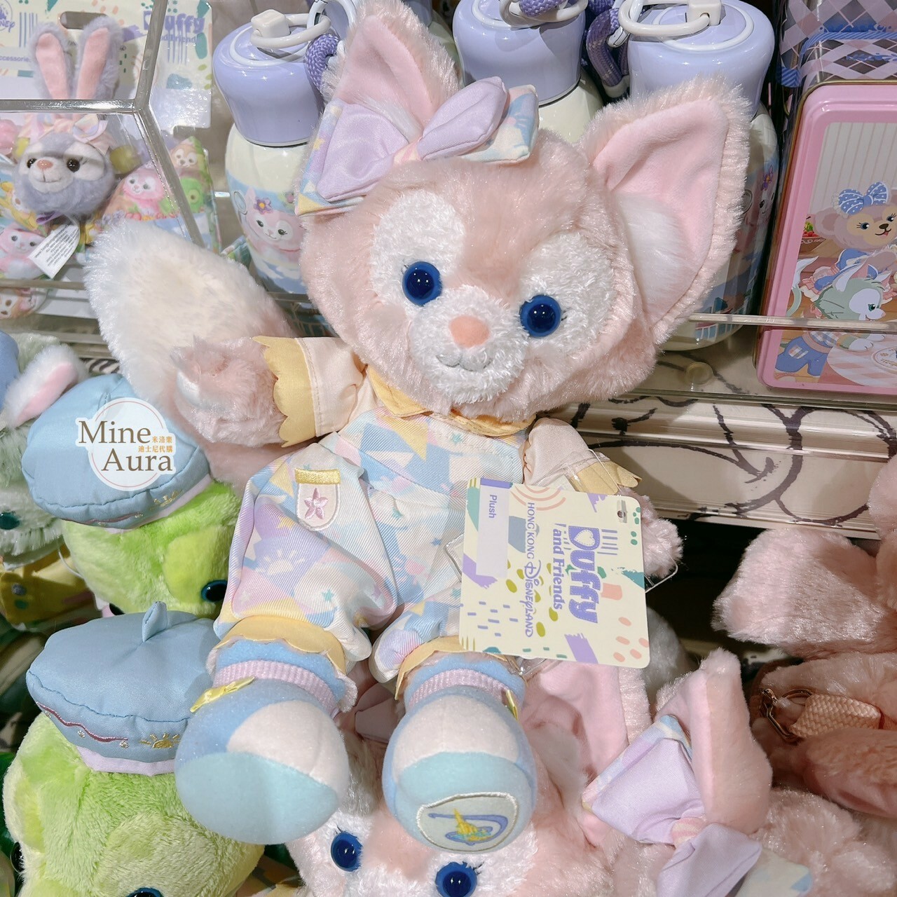 達菲 Duffy 與好友們 快樂相傳 smiles go around 玲娜貝兒 LinaBell 絨毛 SS號 娃娃 玩偶 -香港迪士尼樂園