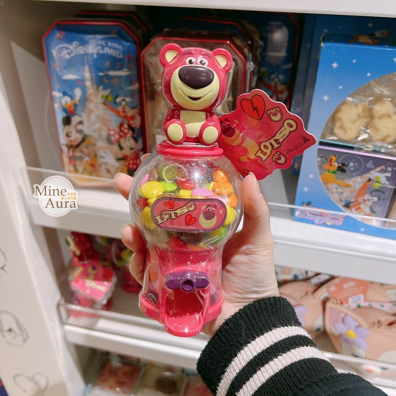 熊抱哥 Lotso 扭蛋機造型 糖果盒 玩具總動員 Toy Story -香港迪士尼樂園