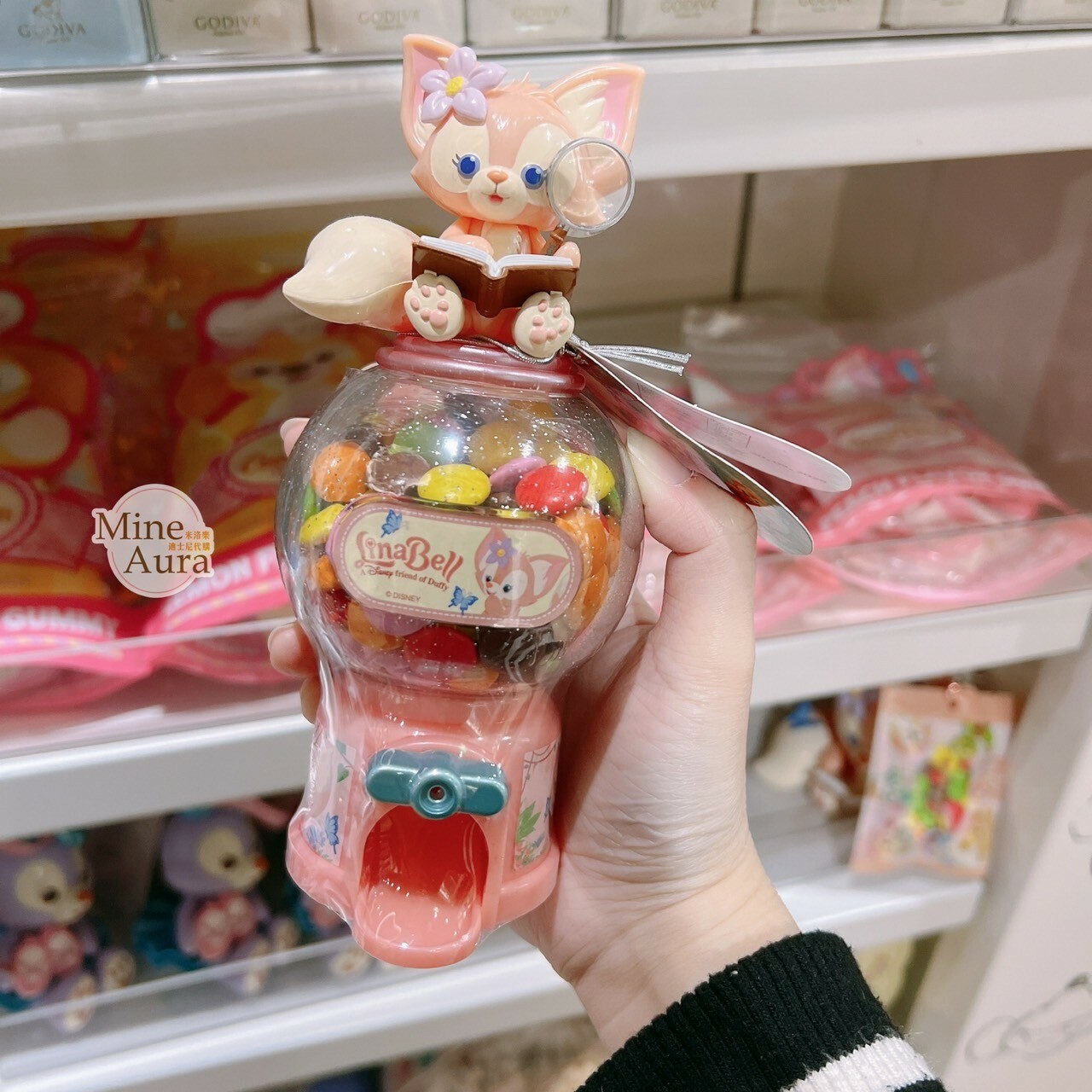 玲娜貝兒 Lina bell 扭蛋機造型 糖果盒 -香港迪士尼樂園