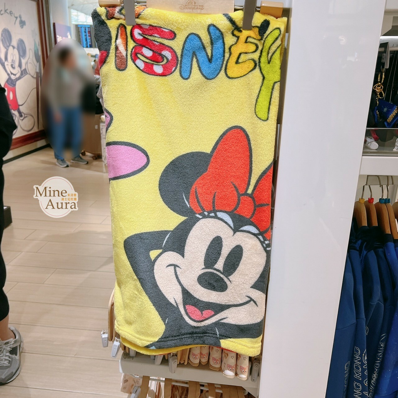 米奇 Mickey 與好友們 圖案 毛毯 毯子 -香港迪士尼樂園