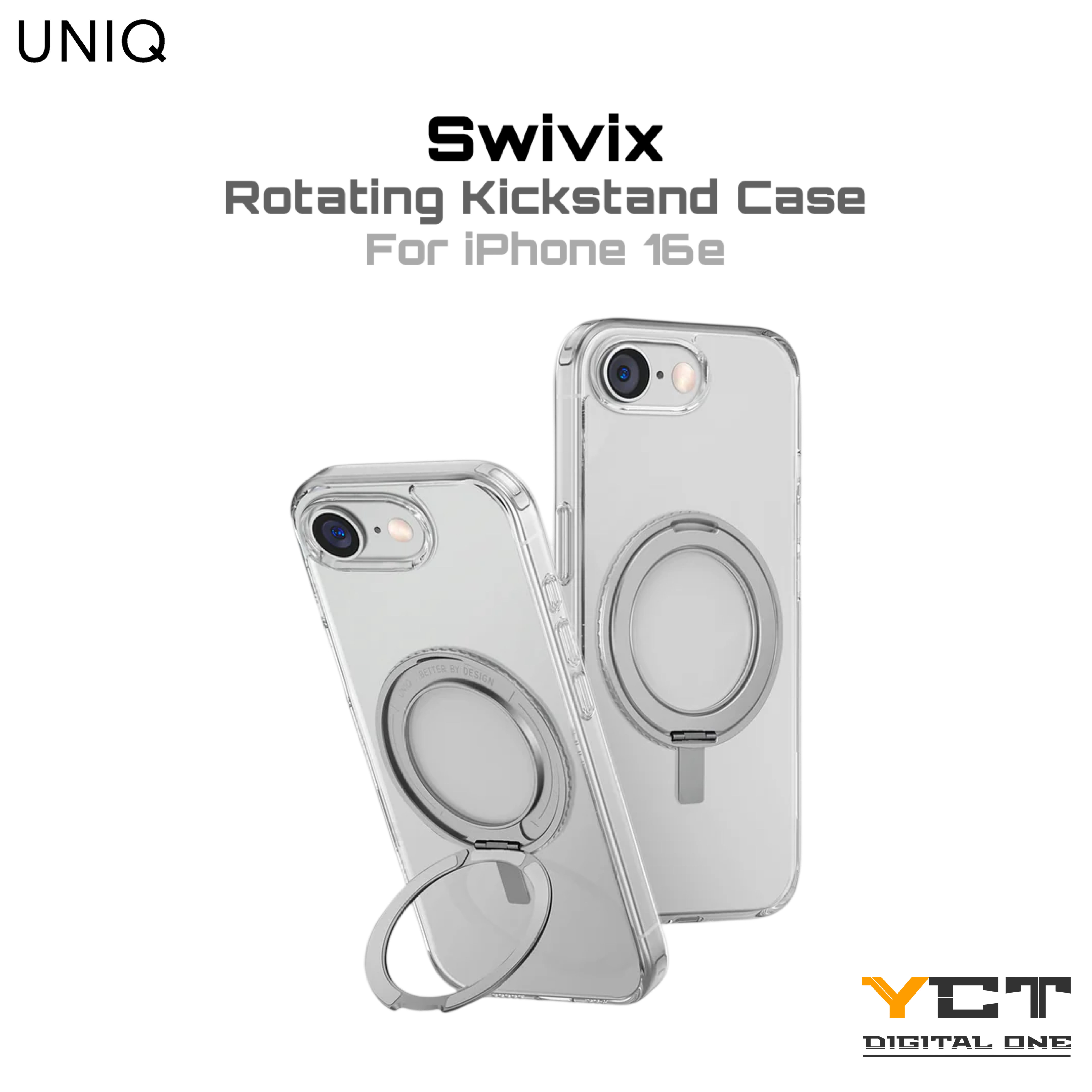 UNIQ Swivix iPhone 16e 旋轉支架保護殼
