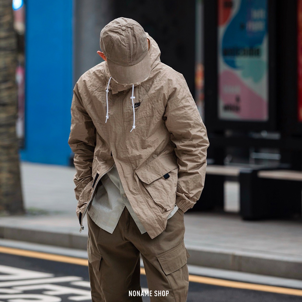 NIKE CLUB BOWLINE 連帽 防風 外套 兩色 (男款)