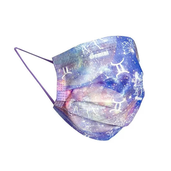 🛡️1片口罩,全店任選🛡️(成人用) *星座系列* 三層醫療口罩1個*獨立包裝 BFE>99% PFE>99% ASTM Level 3 (尺寸約 17.5x9cm), Made in HK 香港製造