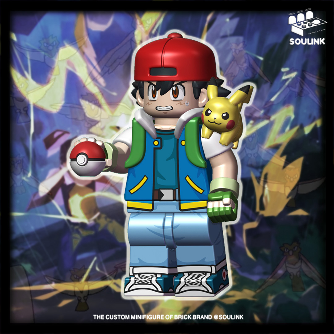 [Soukink][Preorder] Pokemon - Ash Ketchum (Full Set) [UVprinted]