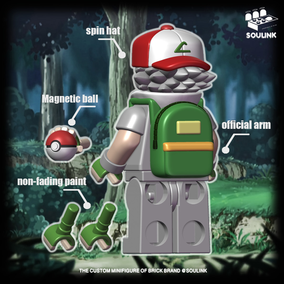 [Soukink][Preorder] Pokemon - Ash Ketchum (Full Set) [UVprinted]