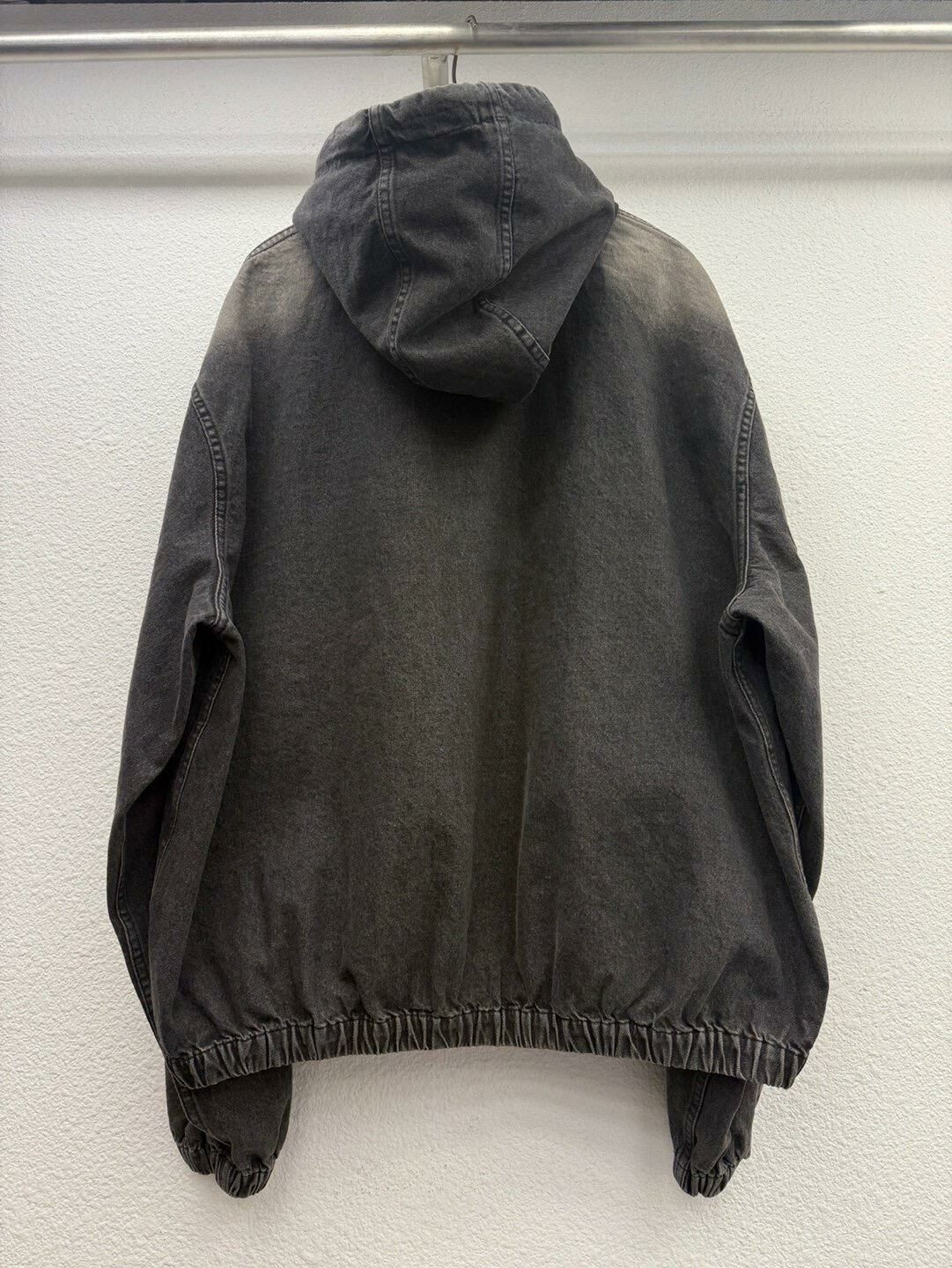 洗水連帽拉鍊牛仔外套 GAME-062JK