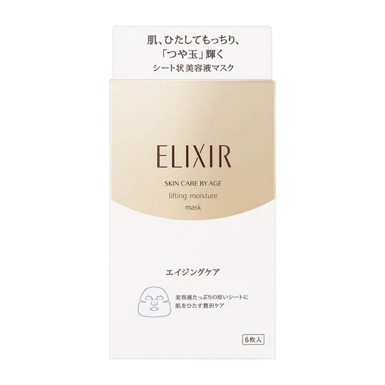 Shiseido - Elixir Lifting Moisture Mask 彈潤系列 煥活膠原保濕面膜 6片