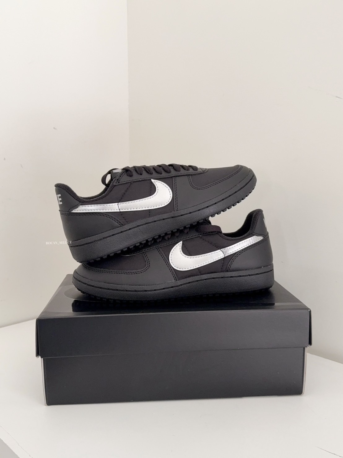 NIKE W FIELD GENERAL 黑底白銀勾 FZ5593-001