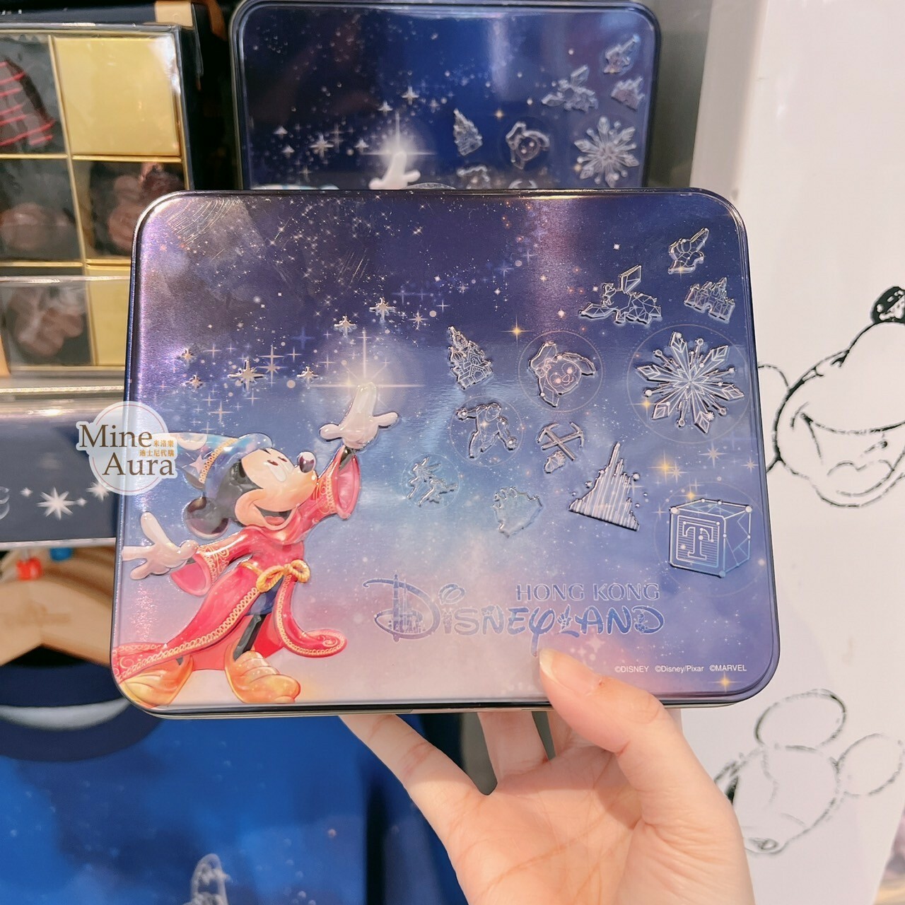 魔法師 米奇 Mickey 主題系列 圖案 餅乾 鐵盒 禮盒 -香港迪士尼樂園