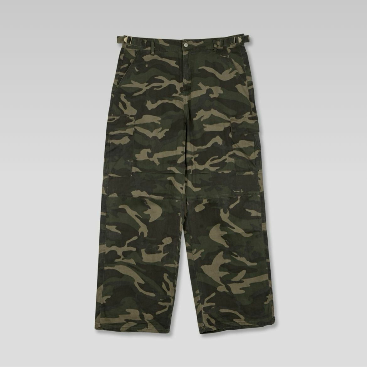 迷彩工裝鬆身褲 WELL DONE-122P