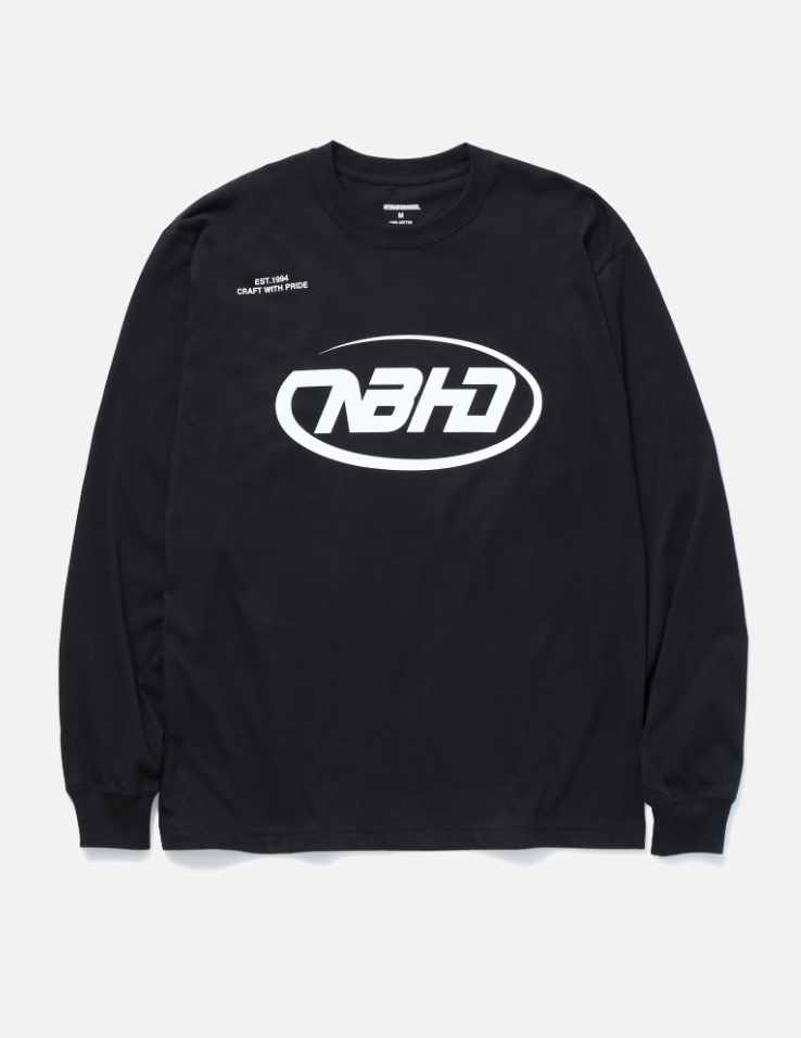 [現貨] NEIGHBORHOOD SS25 NH . TEE LS-6 | (Black / Gray)