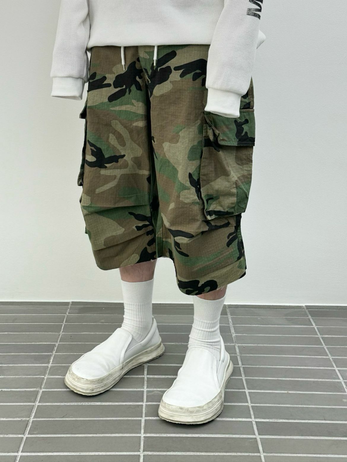 迷彩工裝短褲 WELL DONE-125P