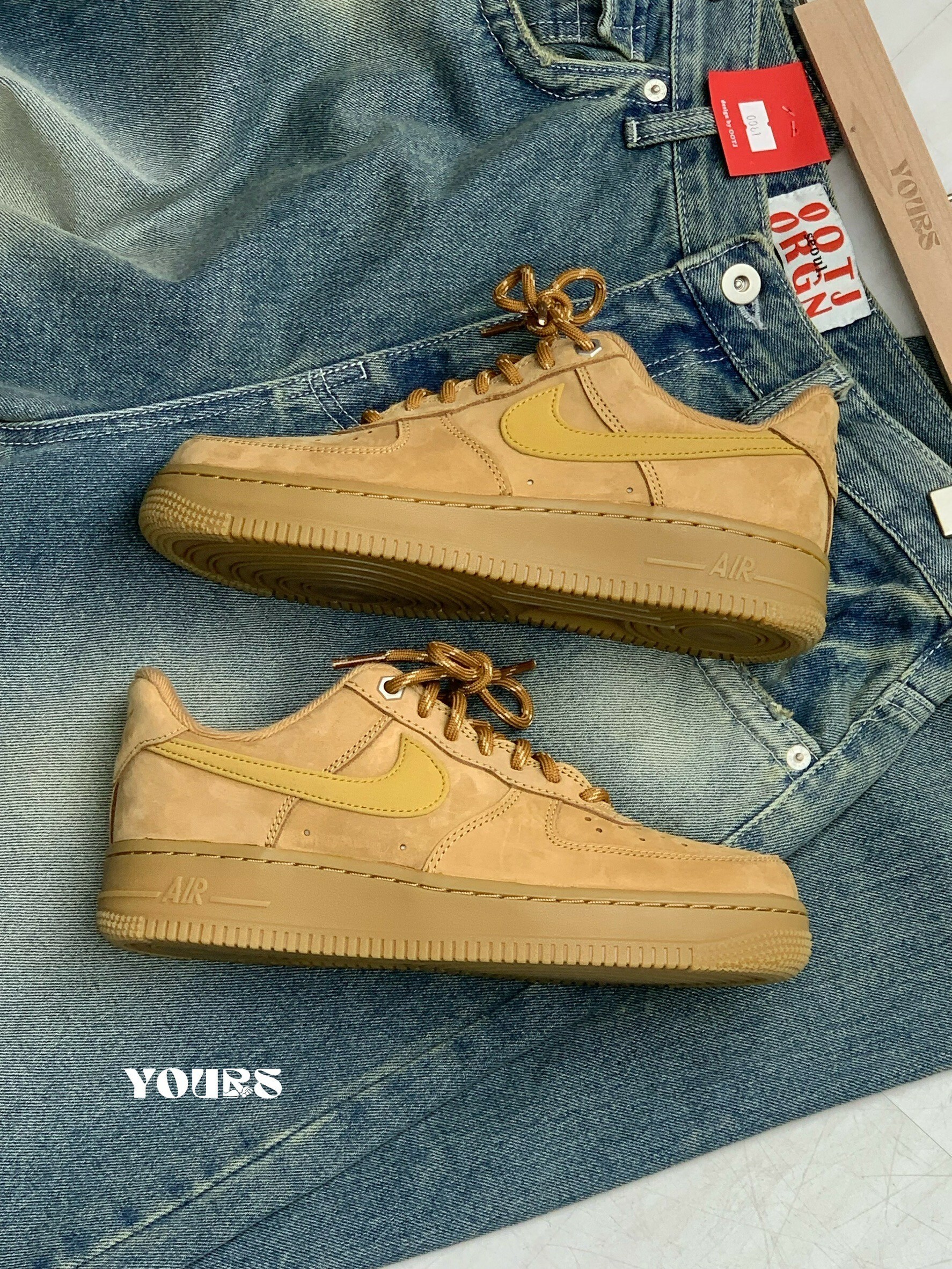 Nike Air Force 1 Low AF1 女款 小麥色  FZ7372-200