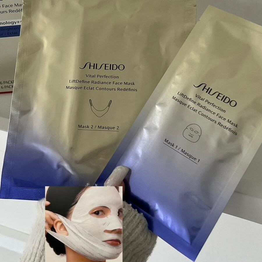 Shiseido - Vital Perfection 雙效緊緻亮白修護面膜 (6組)