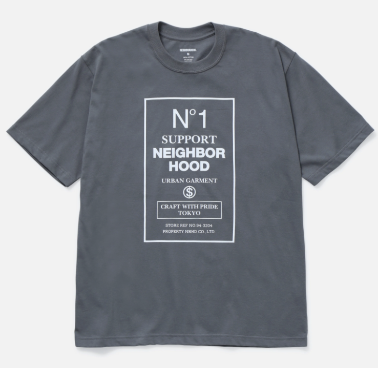 NEIGHBORHOOD 25ss NH. TEE LS-3 グレー L NH . TEE LS-3