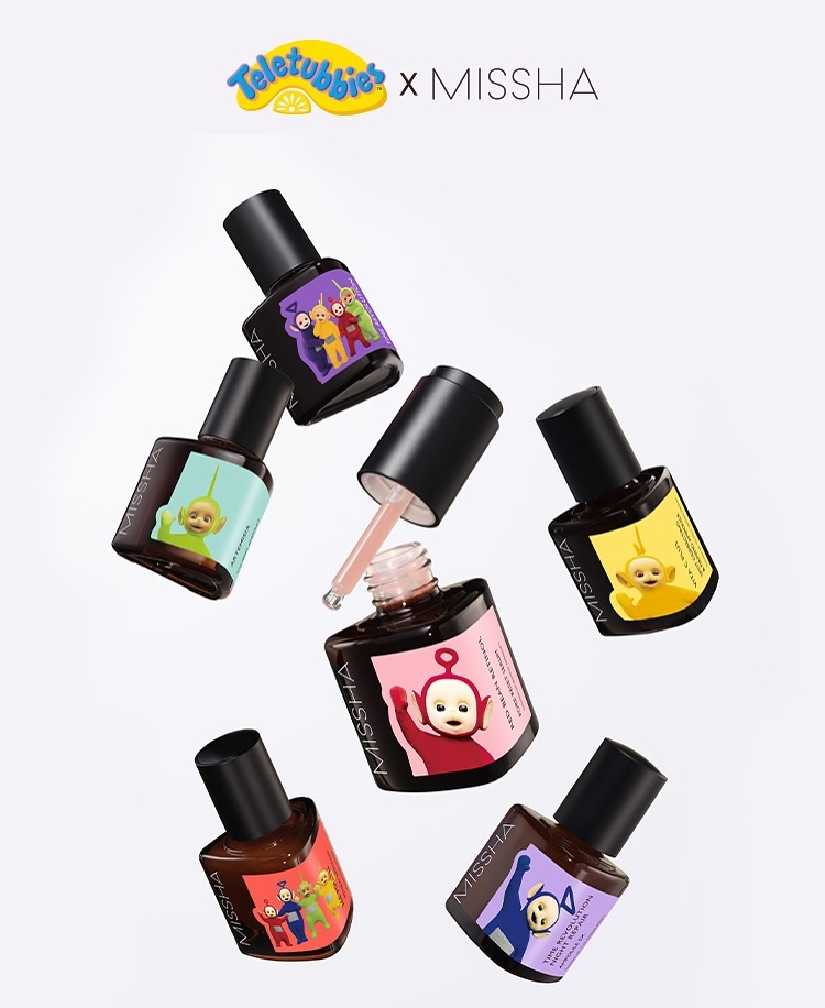 預 購 貨 品丨韓國 Missha x 🌈 Teletubbies 天線得得B 精華液丨眼影盤