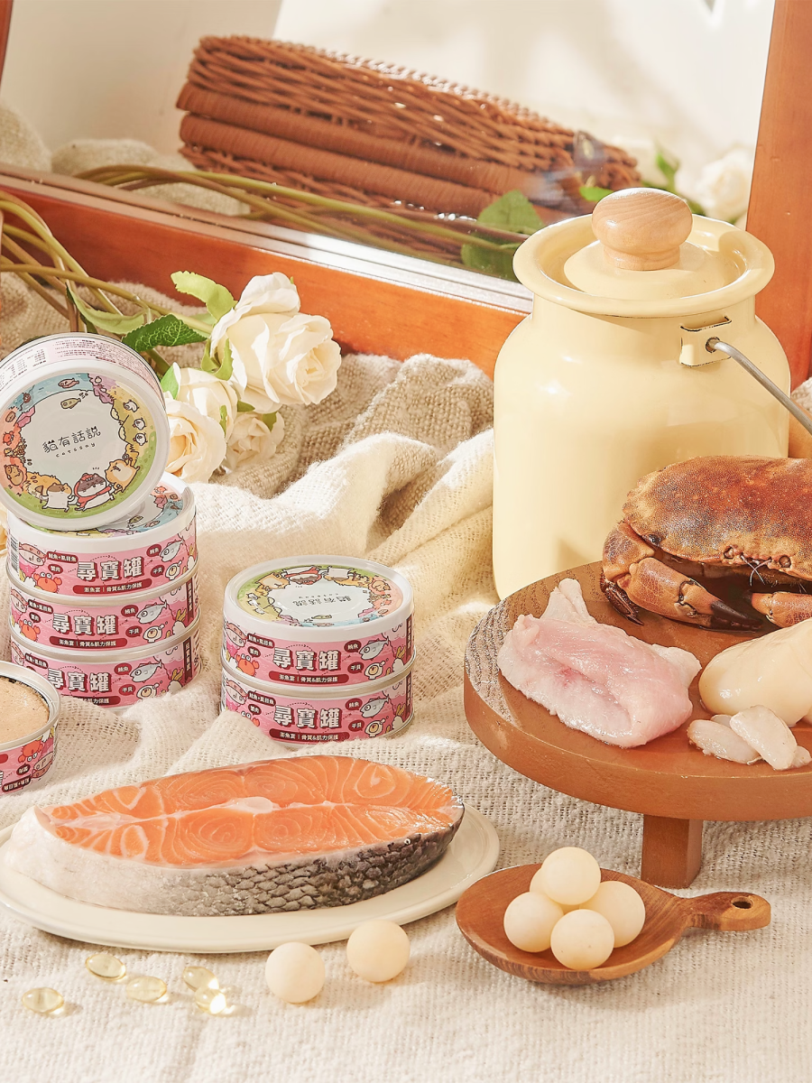 【貓有話說】全方位機能主食罐 尋寶罐｜澎魚宴