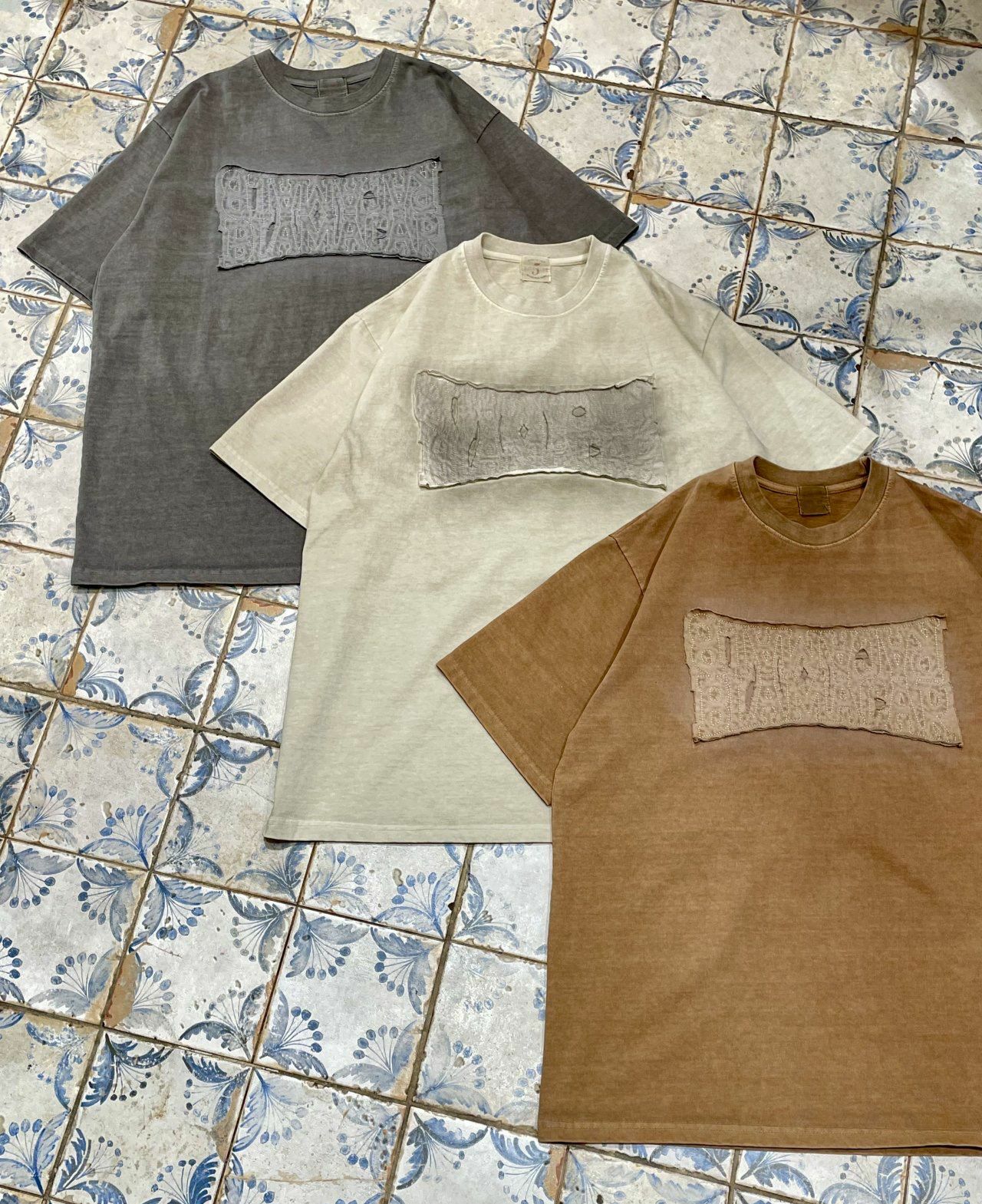 洗水英文字短袖Tee HIGH FIVE-135T