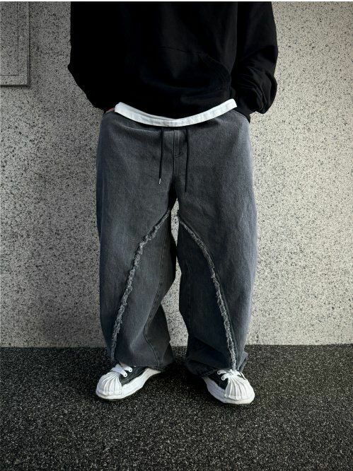 洗水可束腳鬆身牛仔褲 HIGH FIVE-140P