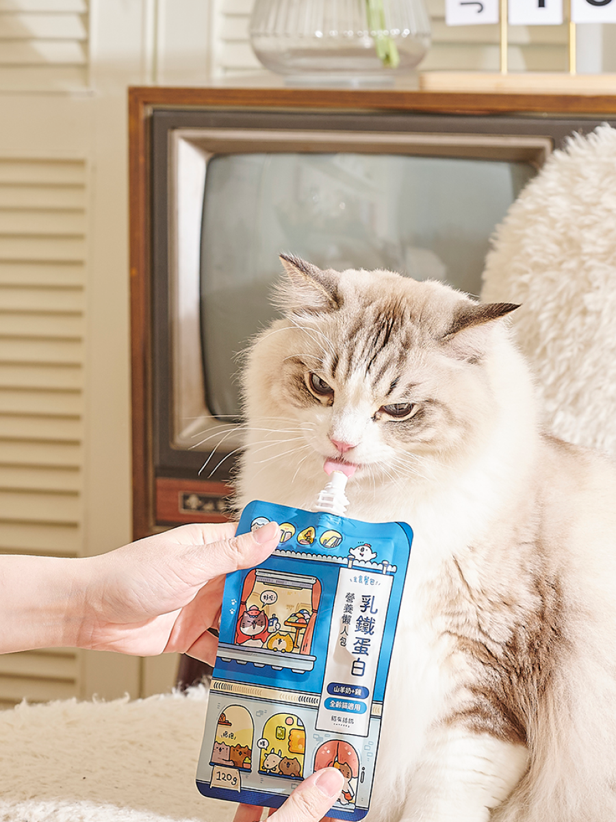 【貓有話說】乳鐵蛋白主食餐包 營養懶人包｜山羊奶＋雞 (腸胃)