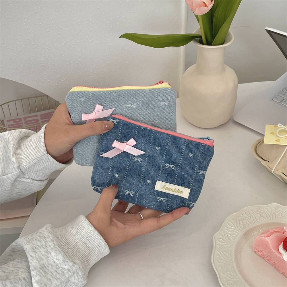 《5712》少女牛仔蝴蝶結各式小包