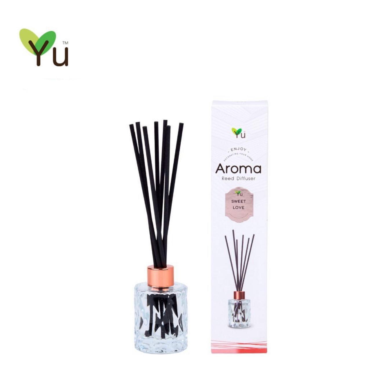 YU - 藤枝粉紅瓶蓋香薰座