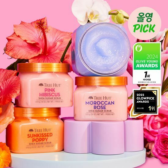 《Olive young連線》TREE HUT x Sanrio  Shea Sugar Scrub 510g