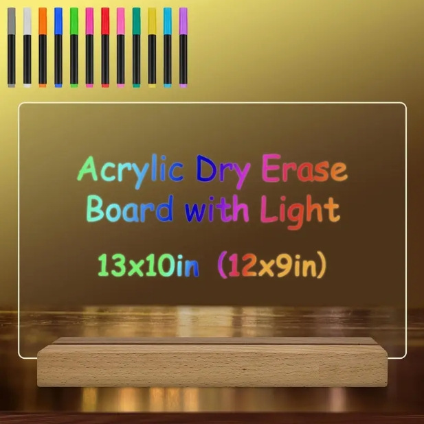 【客製】壓克力DIY手寫夜燈