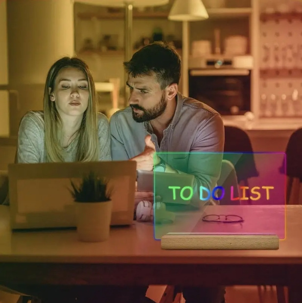 【客製】壓克力DIY手寫夜燈