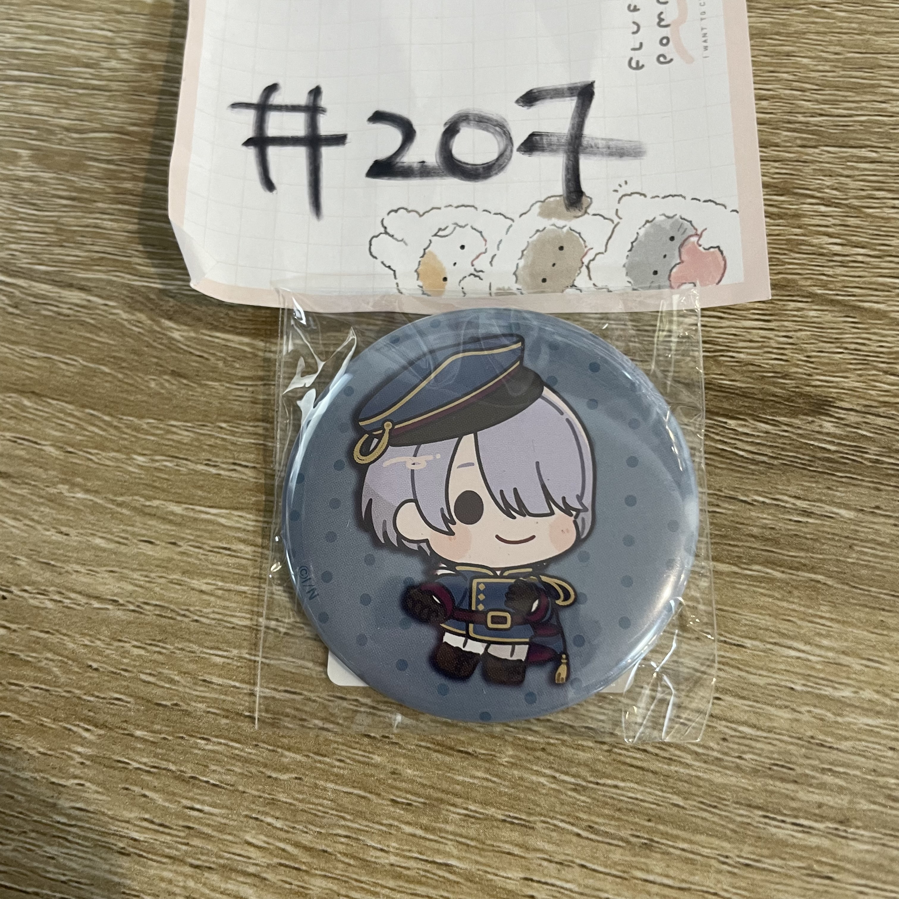 彩虹社 弦月 襟章#207