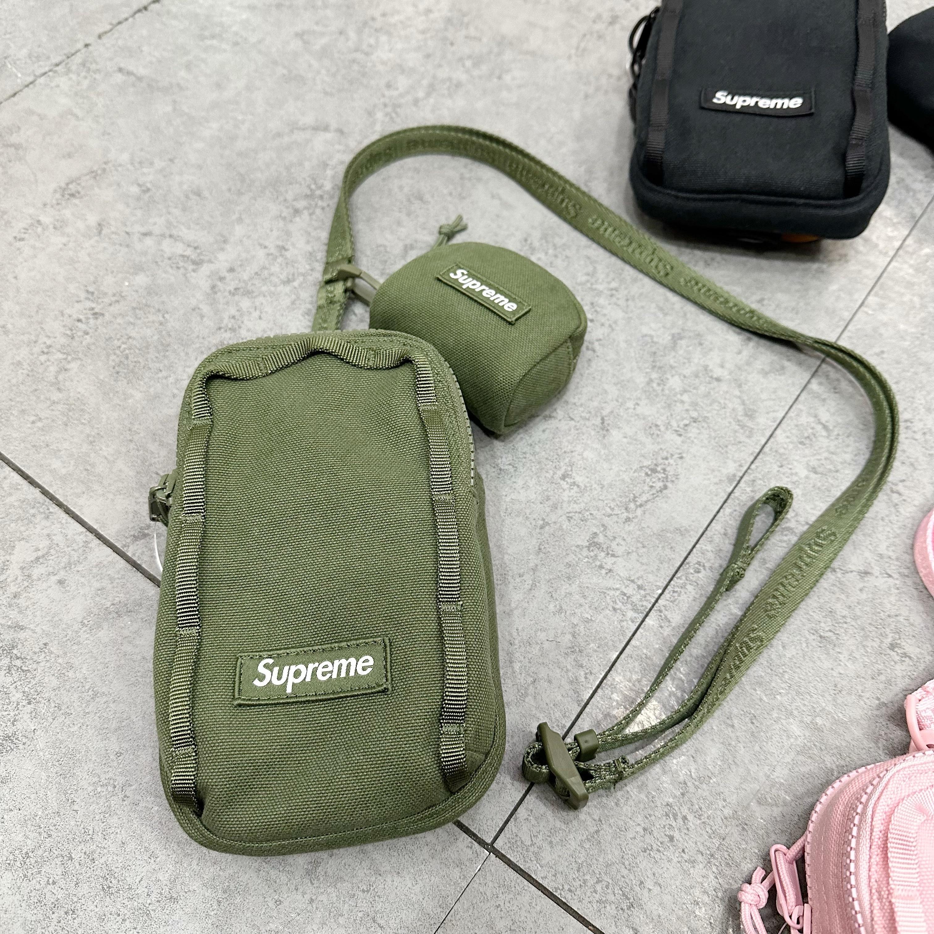 SUPREME SS25 CAMERA BAG + MINI POUCH 四色
