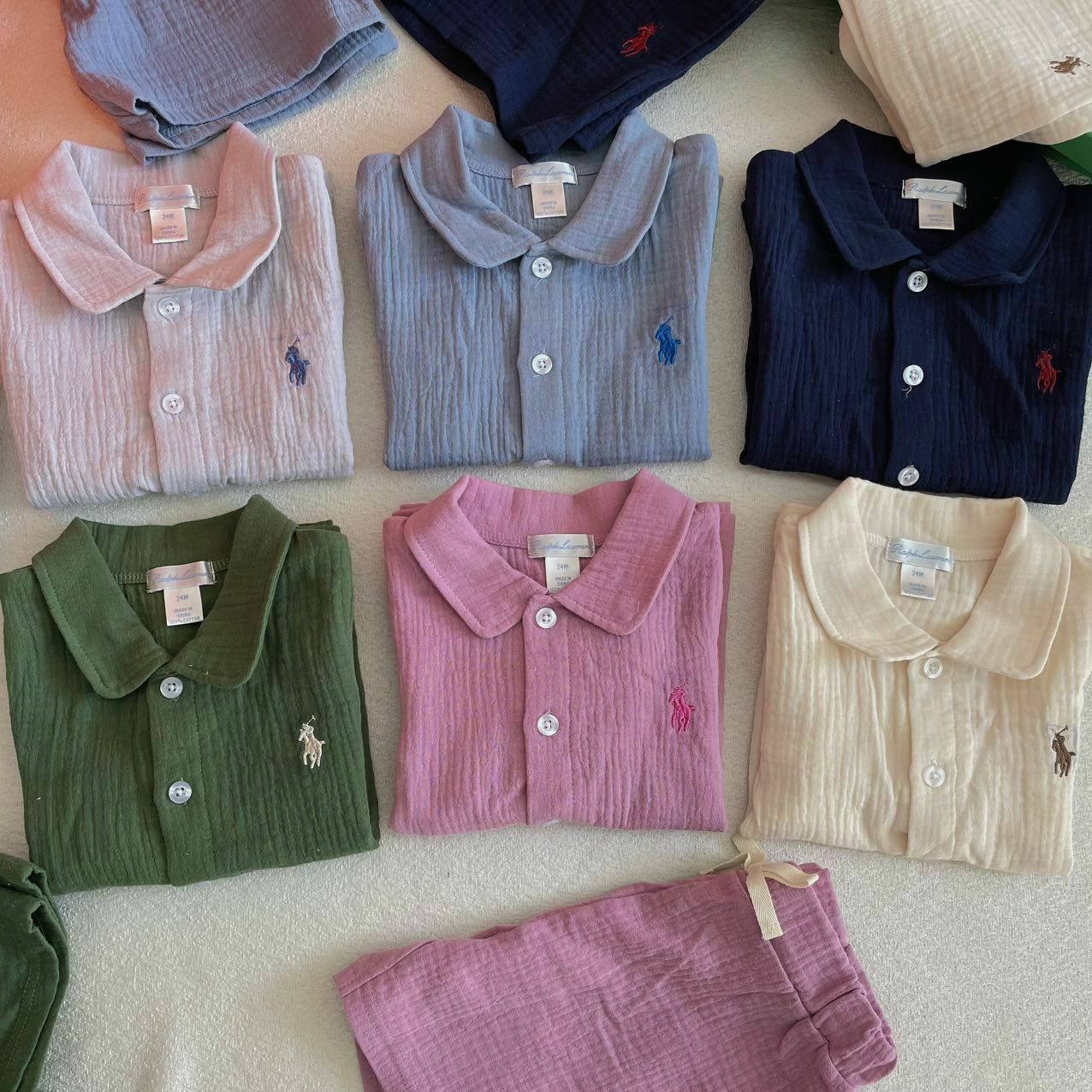 廠單 polo棉紗翻領套裝