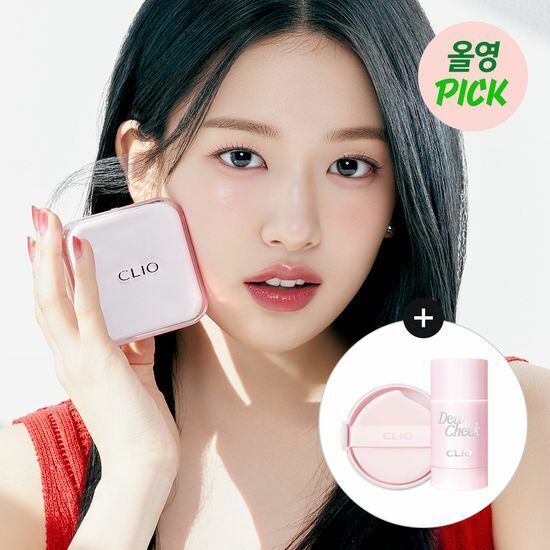 《現貨》CLIO Kill Cover Mesh Glow Essential Cushion 15g*2ea Set (+Dew Cheek)