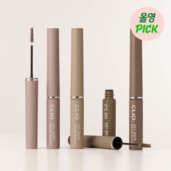 《olive young連線》CLIO kill brow slim ash browcara 1+1