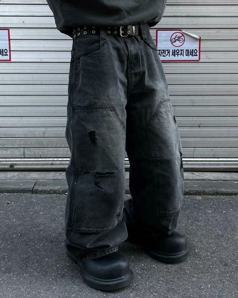 洗水鬆身牛仔褲 TAC-0129J